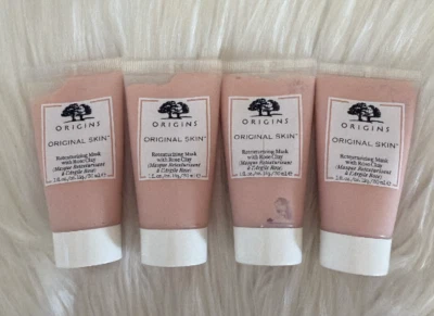 Lot of 4 Origins Original Skin Retexturizing Mask with Rose Clay 1oz   - Image 1 of 3