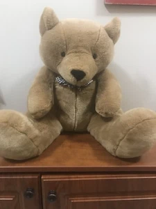 RARE M&S Marks & Spencer Bear St Michael Vintage Large Plush Stuffed Animal 20" - Picture 1 of 10