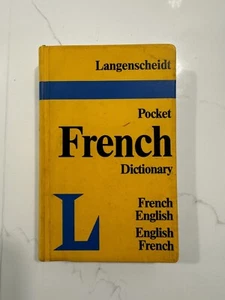 French pocket dictionary Langenscheidt - Picture 1 of 2