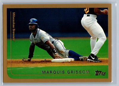 1998 TOPPS CARD # 383 Marquis Grissom - Milwaukee Brewers - Image 1 of 2