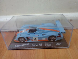IXO Deagostini 1/43 Audi R8 #4 - 24 Horas Le Mans 2001 Fundido Modelismo Coche - Imagen 1 de 1