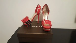bebe high heels shoes, size 8, red HOT! SEXY! - Picture 1 of 4