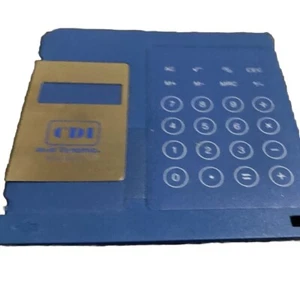 Vintage CDI Computer Calculator Floppy Hard Disc Promo Blue Software - Picture 1 of 4
