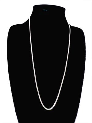 NUEVA CADENA DE ESLABONES CONTINUOS PLATA ESTERLINA DE 2mm/26" ~ #64F (#1) Foto 1 de 2