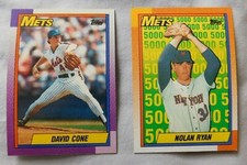 1990 Topps New York Mets Baseball Card Pick one