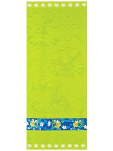 TOALLA DE BAÑO DE PLAYA 30x60 FROGGY RANG JACQUARD resistente a la decoloración *calidad de felpa suave* - Imagen 1 de 1