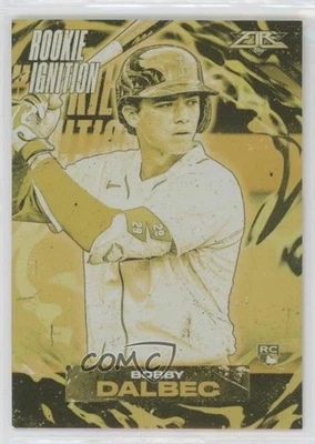 2021 Topps Fire Rookie Ignition Gold Minted Bobby Dalbec #RI-19 RC - Image 1 of 2