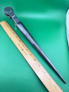 Vintage Klein Tools 3238 1/2" Drive Ratchet Construction Spud Wrench 15"Long NOS - Picture 1 of 8