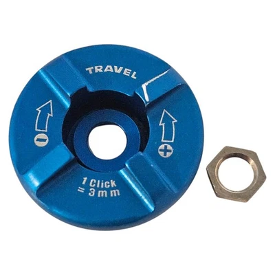 Fox 36 Talas 1 дорожный регулятор ручка синий с гайкой - для 2005-06 Fox 36 Talas вилка - Изображение 1 из 4