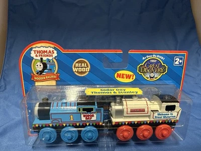 Tren Thomas 2008 curva de aprendizaje madera día de Sodor Thomas y Stanley! Toys R Us! Foto 1 de 4
