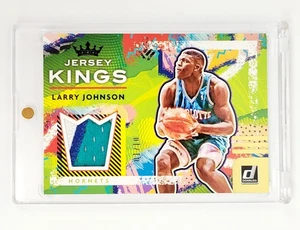 PARCHE JERSEY USADO JUEGO PRIME DORADO COMO NUEVO #1/10 2021-22 LARRY JOHNSON DONRUSS KINGS - Imagen 1 de 3