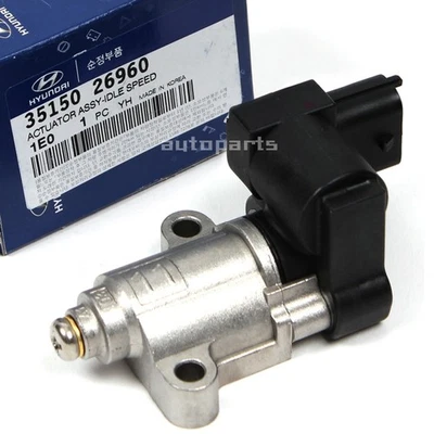 Válvula de control de aire de ralentí genuina 3515026960 para Hyundai Accent Kia Rio 2006-2011 Foto 1 de 4