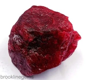 Natural Dyed Red Ruby Rough 1281 Carat EGL Certified Large Loose Gemstone "5NSP - Picture 1 of 9