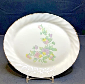 HAMMERSLEY (ROYAL WORCESTER SPODE) OVAL TRINKET TRAY - PASTEL FLORAL PATTERN. - Picture 1 of 6