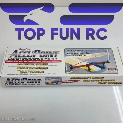 GREAT PLANES ACCUPOINT LASER INCIDENCE METER FOR ANGLE ALIGNMENTS OF WINGS  - Image 1 of 2