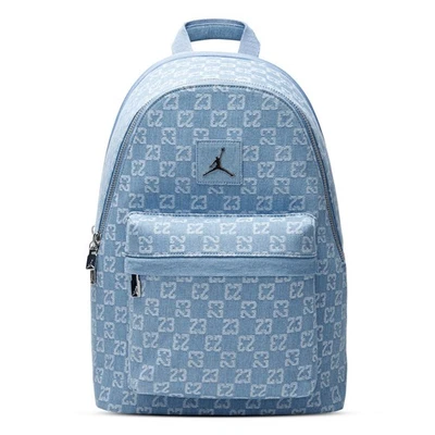 Mochila Jordan Air Monograma Denim 20L🔥Nueva Bolsa Azul Bolso Escolar MA0986-410 Foto 1 de 4