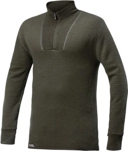 Woolpower Rolli Merino Unterhemd 400 mit RV pine green langarm neu - Bild 1 von 5