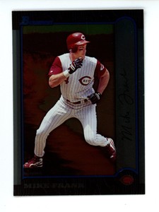 1999 Bowman International  Mike Frank #87 Cincinnati Reds
