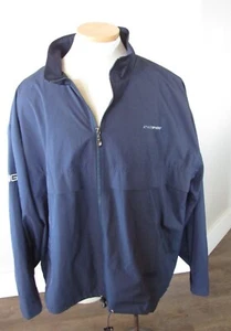 Ping Collection Men SZ XL Blue Zip Up Windbreaker Golf Lightweight Jacket - Logo - Picture 1 of 10