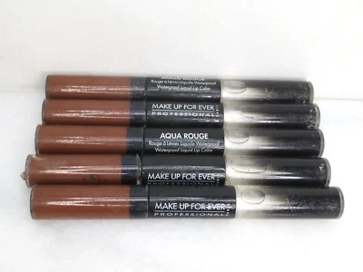 MAQUILLAJE PARA SIEMPRE AQUA ROUGE IMPERMEABLE COLOR LÍQUIDO 7 0,08 OZ 5 PIEZAS *DETALLES* Foto 1 de 4