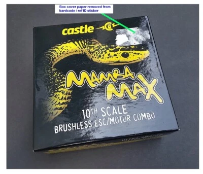 RC Car Castle Creations Mamba Max Brushless ESC & Motor 4600kV CSEMMBMAX-CMS4600 - Image 1 of 4