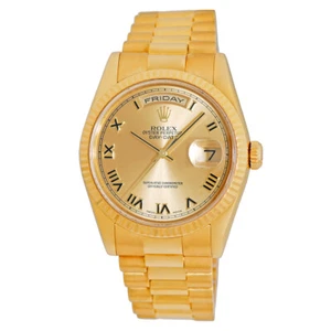 ROLEX 18K Yellow Gold 36mm Day Date President 118238 Box Lifetime Warranty MINTY - Picture 1 of 5