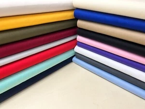 plain cotton drill fabric premium quality 150cm wide, twill extra thick black - Picture 1 of 42