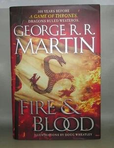 Fire & Blood by George R.R. Martin (2018, Hardcover) Illustrated 1st Edition - Picture 1 of 2
