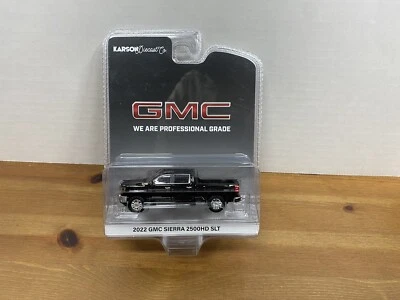 GMC Sierra 2500HD SLT 2022 - Modelo negro escala 1:64 - Karson Diecast Co. 51561A Foto 1 de 4