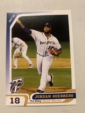Jordan Guerrero Card 2018 Tri City Dust Devils Team Card