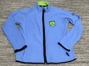 Lidl Employee Sweatshirt Womens Small Blue Uniform Zip Fleece Grocery Store NWOT - Picture 1 of 15