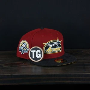 Houston Astros Fitted Hat Exclusive Fitted Corduroy Brim 45th 59fifty 7 5/8 - Picture 1 of 10