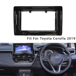 Cornice radio stereo DVD trim fascia per Toyota Corolla 2019 2DIN pannello telaio migliore - Foto 1 di 1