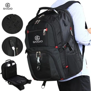 BAIGIO 50L Rucksack Herren Wasserdicht Sport Arbeit Freizeit Schulrucksack DHL - Bild 1 von 24