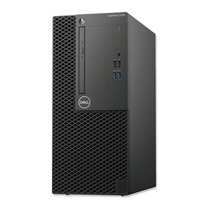 Dell OptiPlex 3060 MT Core i3-8100 8GB RAM 256GB SSD & 1TB HDD Windows 11 PC - Picture 1 of 4