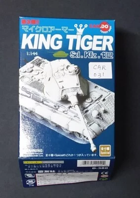 Dragon Can.Do 1:144 Segunda Guerra Mundial Alemán Rey Tigre Tanque CAR031 Correo Registrado Gratis Foto 1 de 4