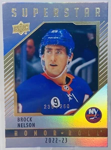 2022-23 Upper Deck Series 1 Honor Roll Rainbow /250 Brock Nelson #HR-41 - Picture 1 of 2