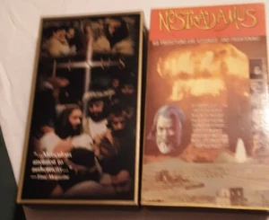 2 VHS Movies , Jesus, Nostradamus - Imagen 1 de 10