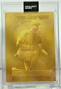 Topps PROJECT 2020 Card #73 - 1990 Frank Thomas by Don C - Print Run SP /11969