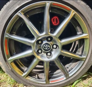 2018 TOYOTA 86 WHEELS / RIMS / TYRES, 7 X 17IN , 215/45/R17 WHEEL RIM - Picture 1 of 15