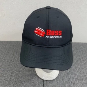 Boss Air Suspension Baseball Hat Snapback Cap Mens Black Red Adjustable - Picture 1 of 12