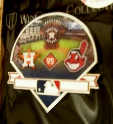 2013 Houston Astros vs Cleveland Indians pin Inaugural American League Season - Image 1 of 4