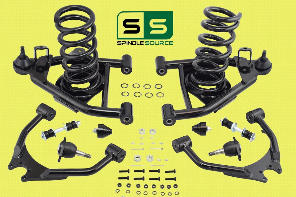 4" Drop Control Arms (with V8 2" drop coils) for 1988 - 1998 Chevy GMC C1500 2WD - Image 1 of 1