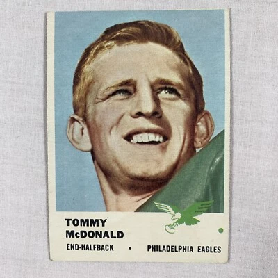1961 Fleer Tommy McDonald #51 Philadelphia Eagles NFL Football Trading Card - Image 1 of 4