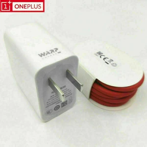 Original OnePlus 7 7T Pro Original 5V 6A 30W US Fast Charger + Type-C Cable Warp - Picture 1 of 13