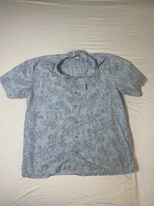 Columbia Sportswear Hawaiian Shirt Men’s XL Palm Tree Print Button Down Beach - Picture 1 of 6