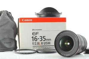 【Top MINT in BOX】Canon EF 16-35mm f/2.8 L II USM Zoom Lens w/Hood From JAPAN - Picture 1 of 9