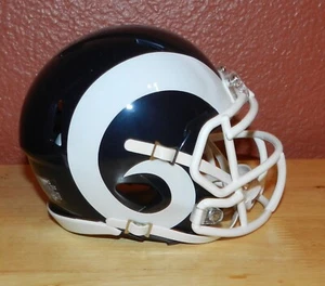 Jared Goff Los Angeles Rams Signed Throwback Mini Helmet Riddell Speed COA - Picture 1 of 4