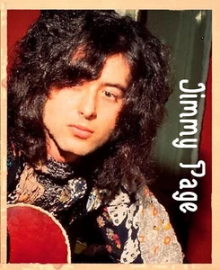 Jimmy Page Kunstkarte limitiert /12 Drucke signiert vom Künstler - Bild 1 von 2
