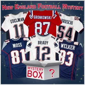 Autographed/Signed New England Football Jersey Mystery Box PSA JSA BAS COA - Picture 1 of 1